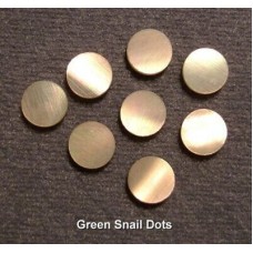 Inlay Dots .050": Green Sea Snail