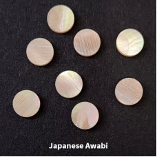 Inlay Dots .050": Japanese Awabi Abalone Inlay Dots .050": Japanese Awabi Abalone