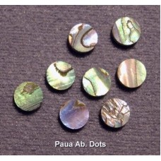 Inlay Dots .050": Paua Abalone Inlay Dots .050": Paua Abalone