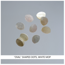 Inlay Oval Dots .060": White Mother of Pearl (200 pc pack) Inlay Oval Dots .060": White Mother of Pearl (200 pc pack)