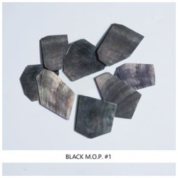 Solid Shell Blanks: Black MOP #1 Solid Shell Blanks: Black MOP #1