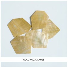 Solid Shell Blanks: Gold MOP Large