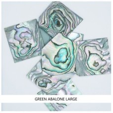 Solid Shell Blanks: Green Abalone Large