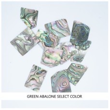 Solid Shell Blanks: Green Abalone Select Color