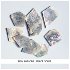 Solid Shell Blanks: Pink Abalone Select Color