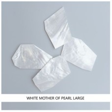 Solid Shell Blanks: White MOP Large