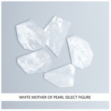 Solid Shell Blanks: White MOP Select Figure