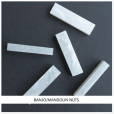 Stringed Instrument Nut: Banjo/Mandolin — White MOP