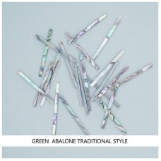 Traditional Straight Strips: Green Abalone Traditional Straight Strips: Green Abalone