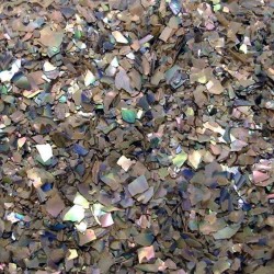 Paua Abalone Crushed (Brocade) Flakes for Inlay Paua Abalone Crushed (Brocade) Flakes for Inlay