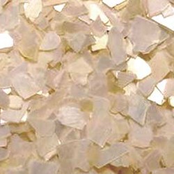 Pale Gold Mother of Pearl Crushed (Brocade) Flakes for Inlay Pale Gold Mother of Pearl Crushed (Brocade) Flakes for Inlay