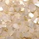 Pale Gold Mother of Pearl Crushed (Brocade) Flakes for Inlay - 1 lb