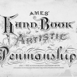 Ames' Hand Book of Artistic Penmanship (1882) — Digital Download Ames' Hand Book of Artistic Penmanship (1882) — Digital Download