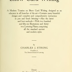 The Art of Show Card Writing (1907 ed.) (1907) — Digital Download The Art of Show Card Writing (1907 ed.) (1907) — Digital Download