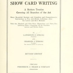 The Art of Show Card Writing (1922 ed.) (1922) — Digital Download The Art of Show Card Writing (1922 ed.) (1922) — Digital Download