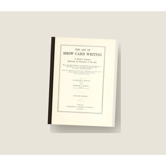The Art of Show Card Writing (1922 ed.) (1922) — Digital Download
