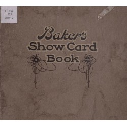 Baker's Show Card Book (1916) — Digital Download Baker's Show Card Book (1916) — Digital Download