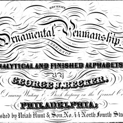 Becker's Ornamental Penmanship (1854) — Digital Download Becker's Ornamental Penmanship (1854) — Digital Download