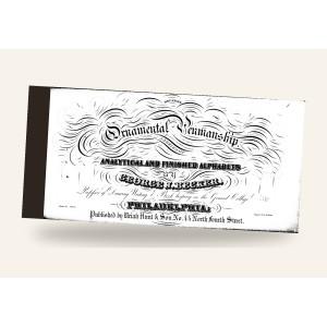 Becker's Ornamental Penmanship (1854) — Paperback Reprint