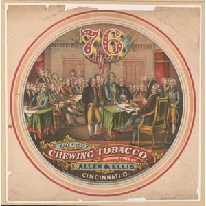 76 Chewing Tobacco Cigar Box Label