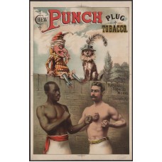 Chew Punch Boxers Cigar Box Label Chew Punch Boxers Cigar Box Label