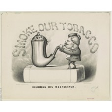 Meerschaum Pipe Cigar Box Label