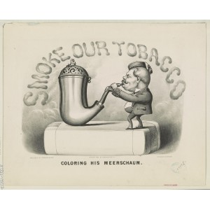 Meerschaum Pipe Cigar Box Label