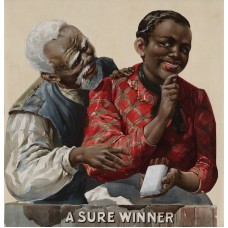 Sure Winner Couple Cigar Box Label