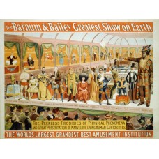 Barnum Bailey Prodigies Freaks Circus Poster Barnum Bailey Prodigies Freaks Circus Poster