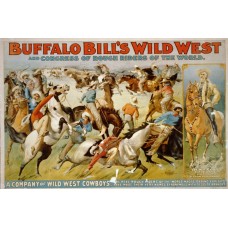 Buffalo Bill Cowboys Bucking Circus Poster Buffalo Bill Cowboys Bucking Circus Poster