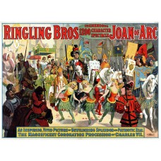 Ringling Joan Arc Pageant Circus Poster
