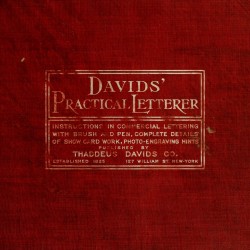 Davids' Practical Letterer (1903) — Digital Download