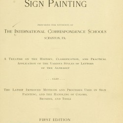 Elements of Lettering and Sign Painting (1899) — Digital Download