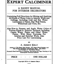 The Expert Calciminer (1912) — Digital Download