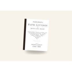 Fairchild's Rapid Letterer and Show-Card Maker (1910) — Digital Download