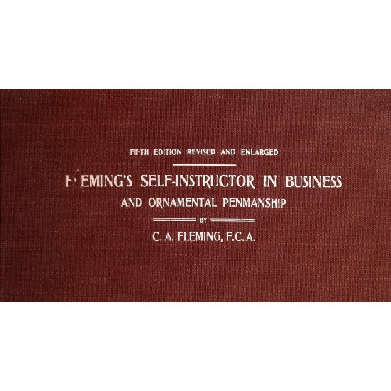 Fleming's Self-Instructor in Business & Ornamental Penmanship (1906) — Digital Download