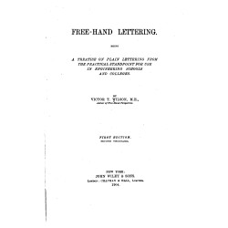 Free-Hand Lettering (1904) — Digital Download Free-Hand Lettering (1904) — Digital Download