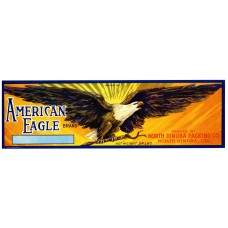 American Eagle Fruit Crate Label