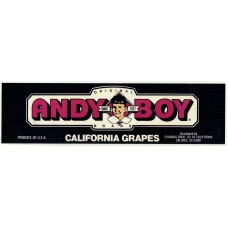 Andy Boy Original Fruit Crate Label
