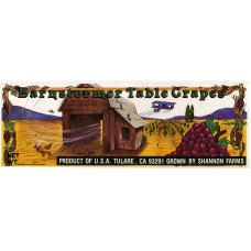 Barnstormer Grapes Fruit Crate Label Barnstormer Grapes Fruit Crate Label