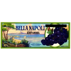 Bella Napoli Zinfandel Fruit Crate Label Bella Napoli Zinfandel Fruit Crate Label