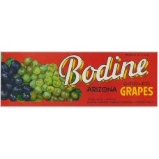 Bodine Arizona Fruit Crate Label Bodine Arizona Fruit Crate Label