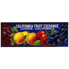 California Exchange Fruit Crate Label