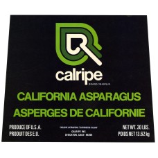 Calripe Asparagus Fruit Crate Label