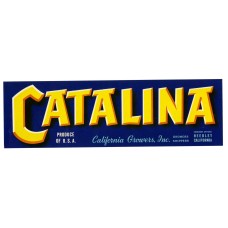 Catalina Fruit Crate Label
