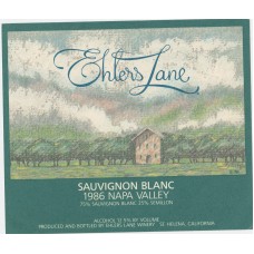 Ehlers Lane Sauvignon Blanc Fruit Crate Label Ehlers Lane Sauvignon Blanc Fruit Crate Label