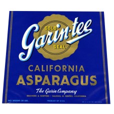 Garintee Asparagus Fruit Crate Label