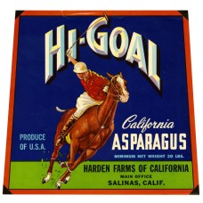 Hi Goal Polo Fruit Crate Label Hi Goal Polo Fruit Crate Label