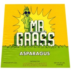 Mr Grass Asparagus Fruit Crate Label