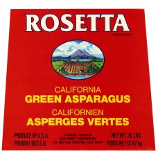 Rosetta Green Fruit Crate Label
